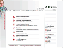 Tablet Screenshot of lesen-hoeren-wissen.de